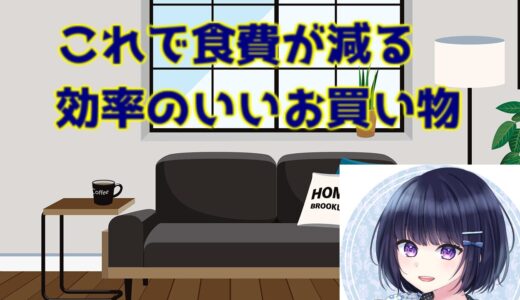 食費が減る効率のいいお買い物の仕方5選「低収入者と貯金初心者必見」